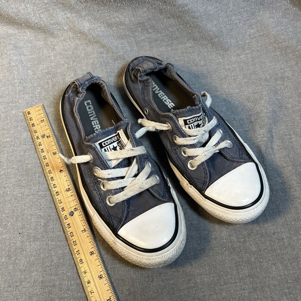 Converse All Star Chuck Taylor Shoreline Shoes Women size 5 Blue Slip on Sneaker